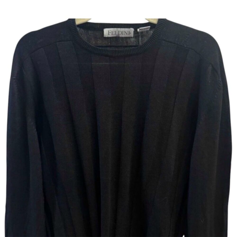 Vintage Feldini Sweater, 100% Silk, Size M, Quiet Luxury Knitwear
